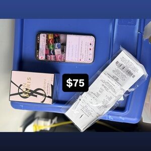 Black Smartphone with Accessories